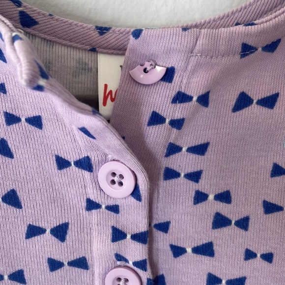 Hanna Anderson Purple 3/4 button front dress - Picture 4 of 4